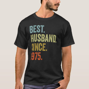 Camiseta El mejor esposo de los hombres desde el aniversari