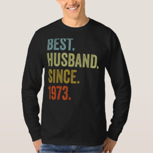 Camiseta El mejor esposo de los hombres desde el aniversari