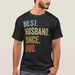 Camiseta El mejor esposo de los hombres desde el aniversari