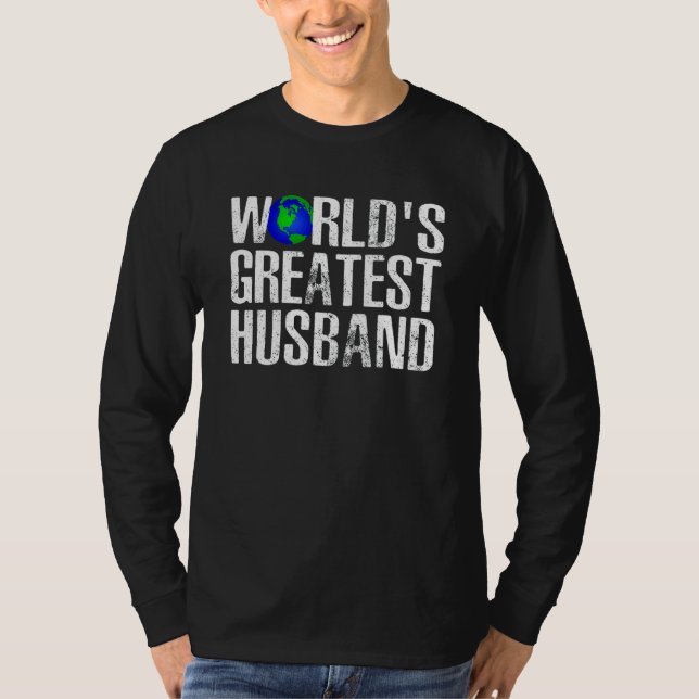 Camiseta El mejor esposo del mundo (Anverso)