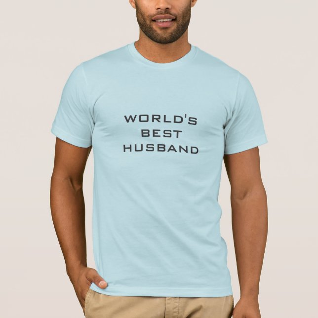Camiseta El mejor esposo del mundo (Anverso)