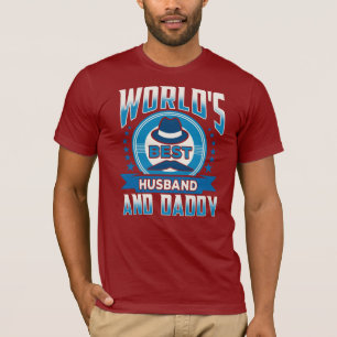 Camiseta El mejor esposo del mundo y papá orgulloso