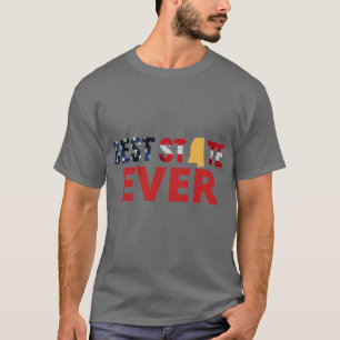 Camiseta El mejor estado jamás Misisipi sobredimensionado