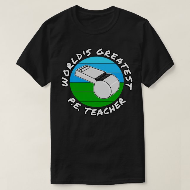 Camiseta El mejor financiamiento de educación física para p (Diseño del anverso)