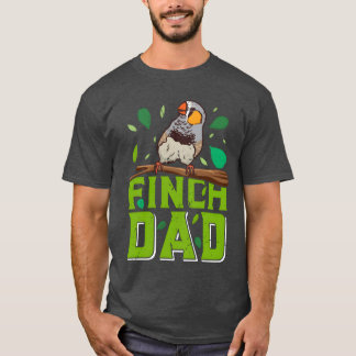 Camiseta El mejor Finch Dad del mundo encuentra divertido a
