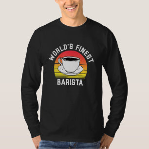 Camiseta El mejor futuro barista creador de café espresso