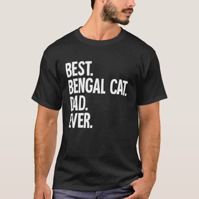 Camiseta El mejor gato de Bengala (Anverso)