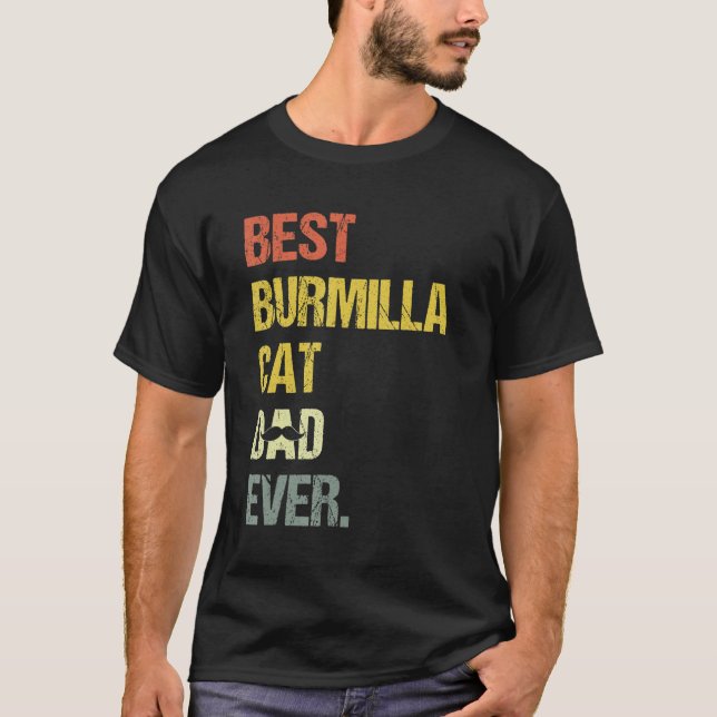 Camiseta El mejor gato de Burmilla (Anverso)