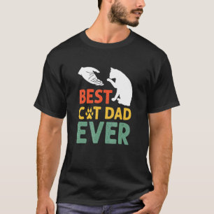 Camiseta El mejor gato del hombre que el padre haya cosecha