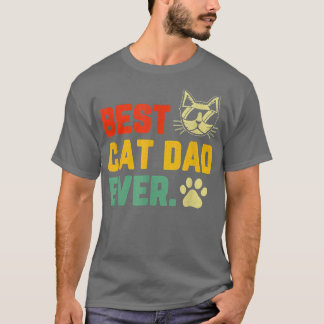 Camiseta El mejor gato del mundo papá de papá es gracioso