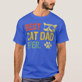 Camiseta El mejor gato del mundo papá del gato jamás regalo