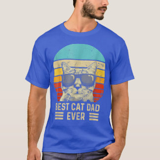 Camiseta El mejor gato del mundo papi del gato del gato es 