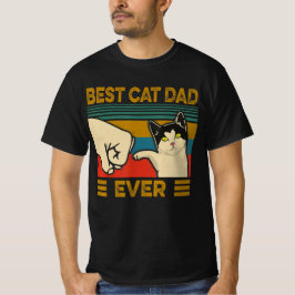 Camiseta El mejor gato del mundo papi divertido regalo para