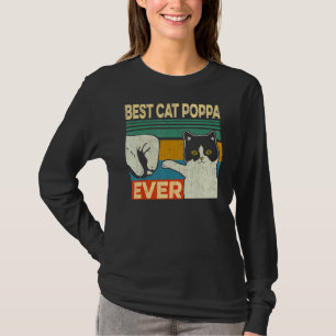 Camiseta El mejor gato del mundo Poppa del gato