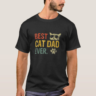 Camiseta El mejor gato del mundo regalo de papi del gato