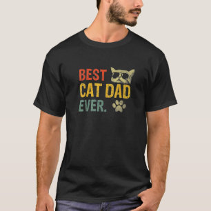 Camiseta El mejor gato del mundo regalo de papi del gato
