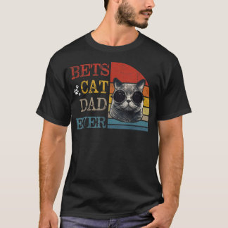 Camiseta El mejor gato del mundo regalo de papi del gato 
