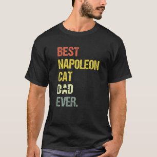 Camiseta El Mejor Gato Napoleón Padre Gato Hombre