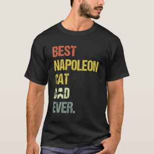 Camiseta El Mejor Gato Napoleón Padre Gato Hombre