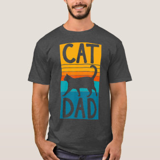 Camiseta El mejor gato papá padre día hombres Kitty Daddy P