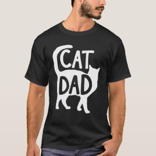 Camiseta El mejor gato papá padre los hombres del día papá 