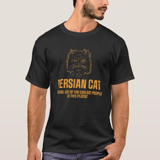 Camiseta El Mejor Gato Persa (Anverso)