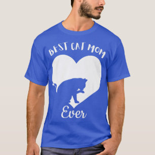 Camiseta El mejor gato que mamá ha adorado los gatos negros