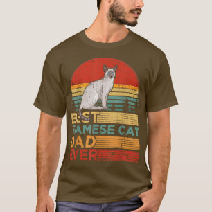 Camiseta El mejor gato siamés que jamás haya visto un gato 
