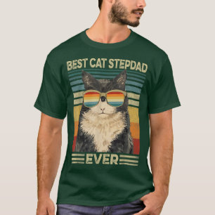 Camiseta El mejor gato, Stepdad, padre del gato retro
