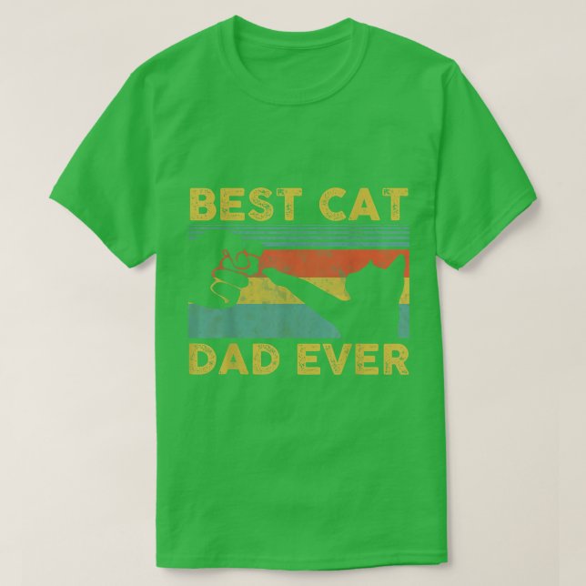 Camiseta El mejor gato viejo del mundo Bump Fitboy (Diseño del anverso)