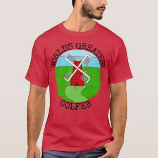Camiseta El mejor golf del mundo: el golf loco Sarcasm Funn