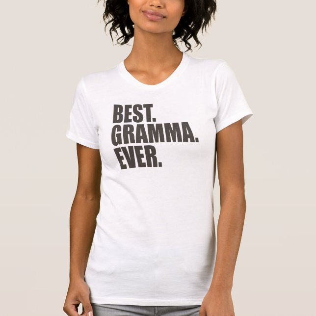 Camiseta El mejor. Gramma. Nunca (Anverso)