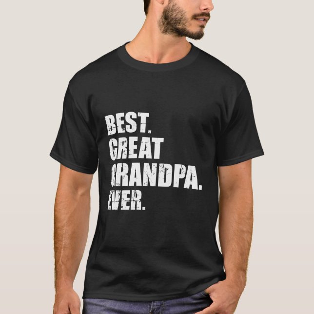 Camiseta El mejor gran abuelo de la historia (Anverso)