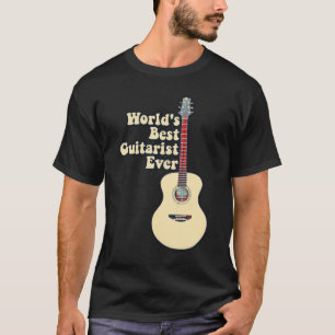 Camiseta El mejor guitarrista del mundo. citas motivacional