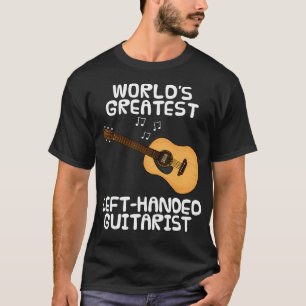 Camiseta El Mejor Guitarrista Zurdo Acústico Del Mundo Gu