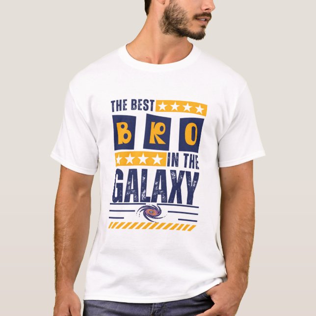 Camiseta El mejor hermano de Galaxy Essential, increíble (Anverso)