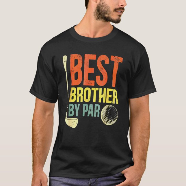 Camiseta El mejor hermano del abuelo de golf del día del pa (Anverso)