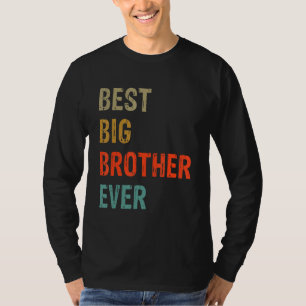 Camiseta El Mejor Hermano Mayor De Siempre Hermano Vintage 
