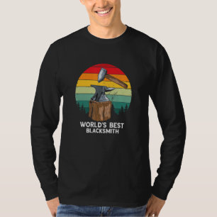 Camiseta El mejor herrero del mundo retro