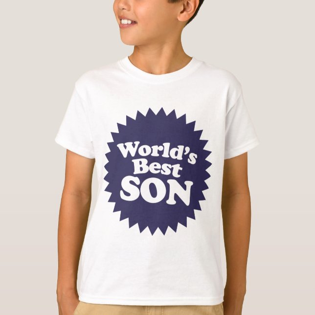 Camiseta El mejor hijo del mundo (Anverso)
