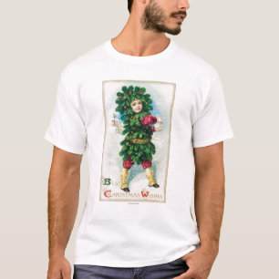 Camiseta El mejor hombre de los deseos del navidad en capa