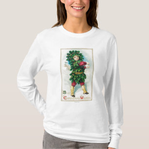 Camiseta El mejor hombre de los deseos del navidad en capa