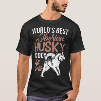 Camiseta El mejor Husky Husky Papi Husky del Mundo