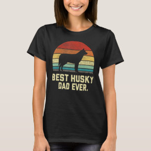 Camiseta El mejor Husky Papa jamás Perro