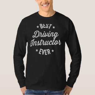 Camiseta El mejor instructor de conducción de cada profesor