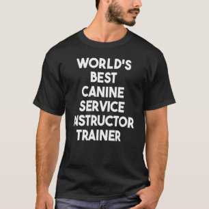 Camiseta El mejor instructor del mundo en materia de servic