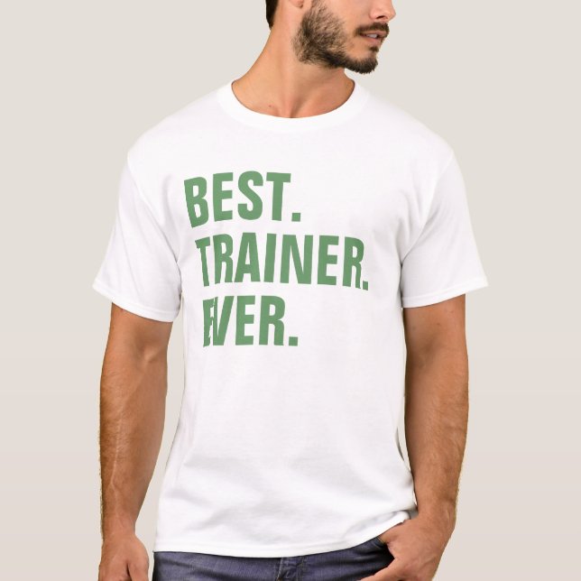 Camiseta El mejor. Instructor. Nunca (Anverso)
