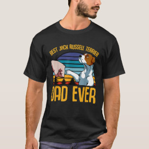 Camiseta El mejor Jack Russell Terrier papá del hombre algu