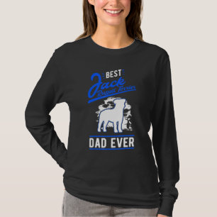Camiseta El mejor Jack Russell Terrier papá del hombre jamá