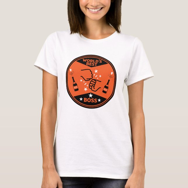 Camiseta El mejor jefe del mundo (Anverso)